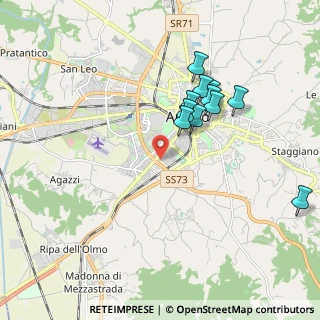 Mappa Largo XVI Luglio, 52100 Arezzo AR, Italia (1.81545)