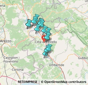 Mappa Via Alice Hallgarten, 06012 Città di Castello PG, Italia (9.586)