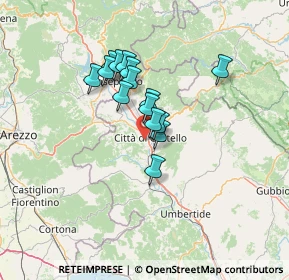 Mappa Via Alice Hallgarten, 06012 Città di Castello PG, Italia (9.992)