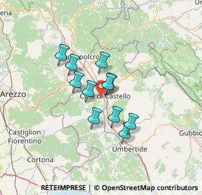 Mappa Via Alice Hallgarten, 06012 Città di Castello PG, Italia (9.63727)