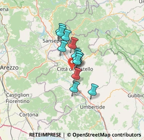 Mappa Via Alice Hallgarten, 06012 Città di Castello PG, Italia (8.15333)