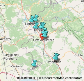 Mappa Via Alice Hallgarten, 06012 Città di Castello PG, Italia (11.57333)