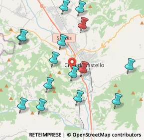 Mappa Via Alice Hallgarten, 06012 Città di Castello PG, Italia (4.728)