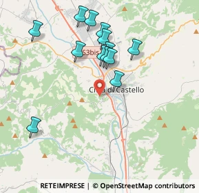 Mappa Via Alice Hallgarten, 06012 Città di Castello PG, Italia (3.87077)