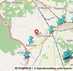 Mappa Località il Poggetto, 52100 Battifolle AR, Italia (3.46133)