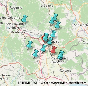 Mappa Località il Poggetto, 52100 Battifolle AR, Italia (10.92143)