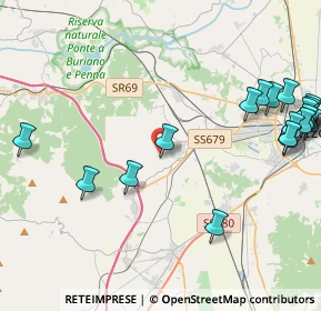 Mappa Località il Poggetto, 52100 Battifolle AR, Italia (5.8605)