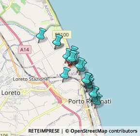 Mappa Viale Cristoforo Colombo, 62017 Porto Recanati MC, Italia (1.284)