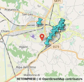 Mappa Via Eugenio Montale, 52100 Arezzo AR, Italia (1.47727)