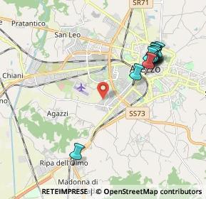 Mappa Via Eugenio Montale, 52100 Arezzo AR, Italia (2.16545)