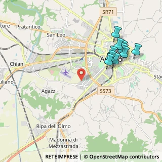 Mappa Via Eugenio Montale, 52100 Arezzo AR, Italia (2.51636)