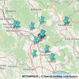 Mappa Via Eugenio Montale, 52100 Arezzo AR, Italia (13.93571)