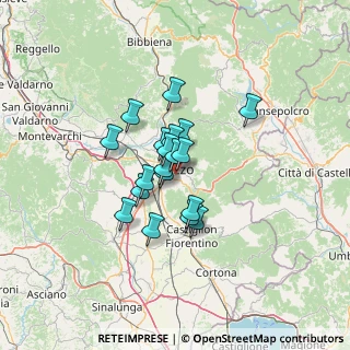 Mappa Via Santa Maria delle Grazie, 52100 Arezzo AR, Italia (8.93526)