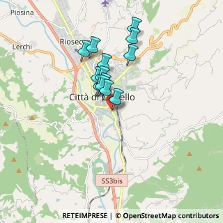 Mappa Viale V. E. Orlando, 06018 Città di Castello PG, Italia (1.43154)