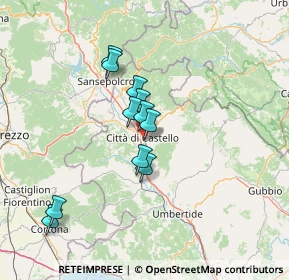 Mappa Via del Fossitello, 06012 Città di Castello PG, Italia (11.65909)