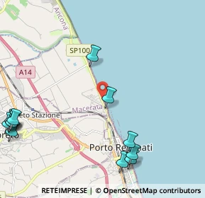 Mappa Strada Provinciale Numana-Scossicci-Porto Recanati, 62017 Porto Recanati MC, Italia (3.425)