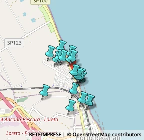 Mappa Strada Provinciale Numana-Scossicci-Porto Recanati, 62017 Porto Recanati MC, Italia (0.615)