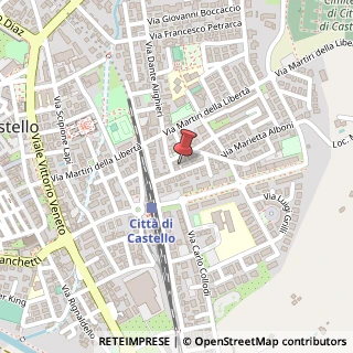 Mappa Via Leonardo da Vinci, 16, 06012 Città di Castello PG, Italia, 06012 Città di Castello, Perugia (Umbria)