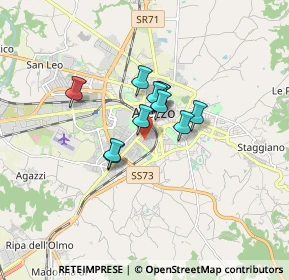 Mappa Via Libia, 52100 Arezzo AR, Italia (1.03818)