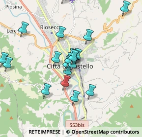 Mappa Via del Monte, 06012 Città di Castello PG, Italia (1.67)