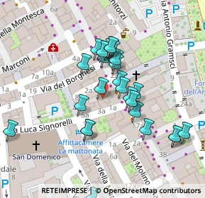 Mappa Via del Monte, 06012 Città di Castello PG, Italia (0.03333)