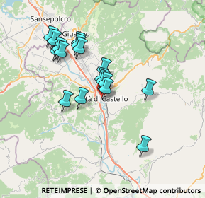 Mappa Via della Mattonata, 06012 Città di Castello PG, Italia (6.60944)