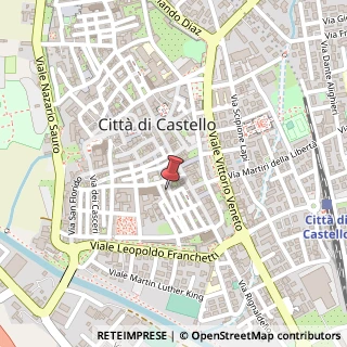Mappa Via della Mattonata, 3, 06012 Città di Castello, Perugia (Umbria)