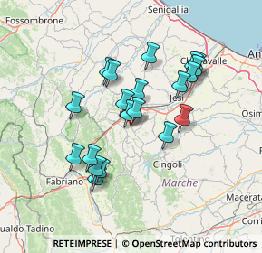 Mappa Via San Giovanni, 60034 Cupramontana AN, Italia (12.74)