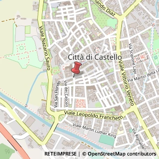 Mappa Piazza garigliano 1, 06012 Città di Castello, Perugia (Umbria)