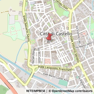 Mappa Via San Florido, 161, 06012 Città di Castello, Perugia (Umbria)