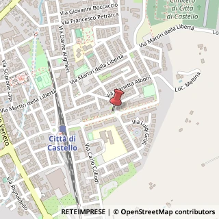 Mappa Via Carolina Torreggiani, 10Bis, 06012 Città di Castello, Perugia (Umbria)