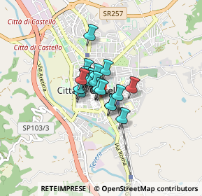 Mappa Viale V.Veneto, 06012 Città di Castello PG, Italia (0.3965)