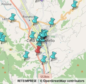 Mappa Viale V.Veneto, 06012 Città di Castello PG, Italia (1.7295)