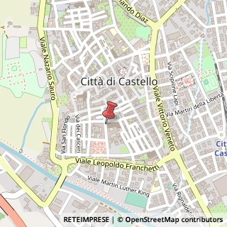 Mappa Via Giovanni Muzi Betti, 5D, 06012 Città di Castello, Perugia (Umbria)