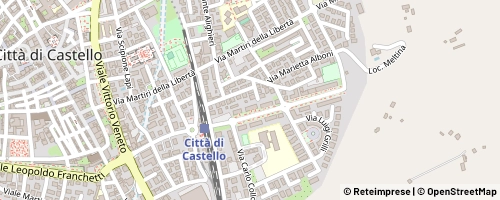 Mappa Città di Castello