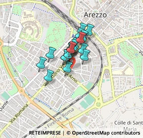 Mappa Piazza Carlo Zucchi, 52100 Arezzo AR, Italia (0.256)