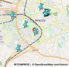 Mappa Piazza Gori e, 52100 Arezzo AR, Italia (1.10182)