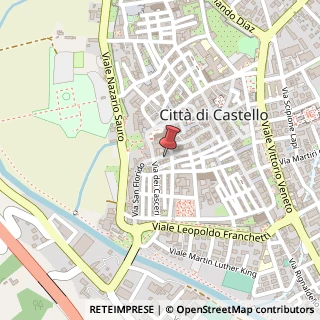 Mappa Via San Florido, 28, 06012 Città di Castello, Perugia (Umbria)