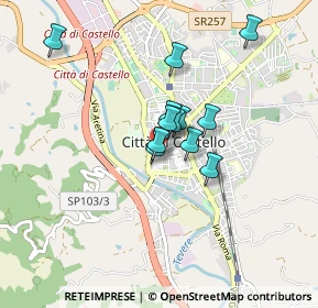 Mappa Via dei Cavalieri, 06012 Città di Castello PG, Italia (0.6125)