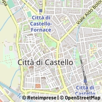Map Città di Castello