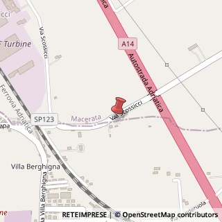Mappa Via Scossicci, 45, 62017 Porto Recanati, Macerata (Marche)