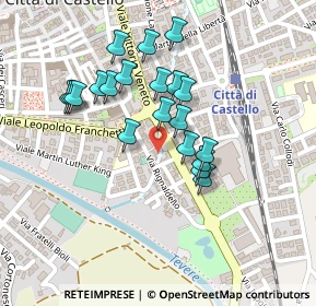 Mappa Viale Vittorio Emanuele Orlando, 06012 Città di Castello PG, Italia (0.201)