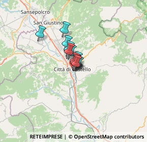 Mappa Viale Vittorio Emanuele Orlando, 06012 Città di Castello PG, Italia (2.8125)
