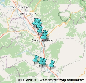 Mappa Viale Vittorio Emanuele Orlando, 06012 Città di Castello PG, Italia (5.44818)