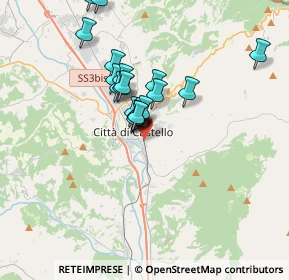 Mappa Via Vittorio Alfieri, 06012 Città di Castello PG, Italia (2.915)