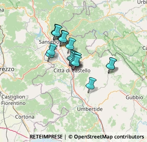 Mappa Via Vittorio Alfieri, 06012 Città di Castello PG, Italia (8.4575)