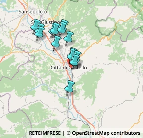 Mappa Via Vittorio Alfieri, 06012 Città di Castello PG, Italia (5.622)