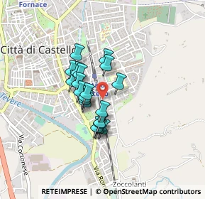 Mappa Via Vittorio Alfieri, 06012 Città di Castello PG, Italia (0.294)