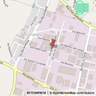 Mappa Via A. Olivetti, 10, 60022 Castelfidardo, Ancona (Marche)