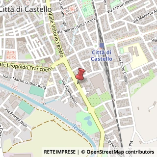Mappa Viale Vittorio Emanuele Orlando,  11, 06012 Città di Castello, Perugia (Umbria)